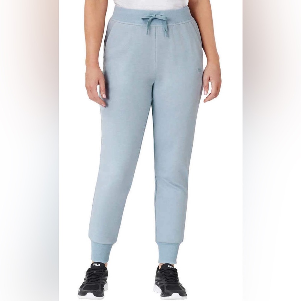 Fila Womens French Terry Jogger in Blue Fog